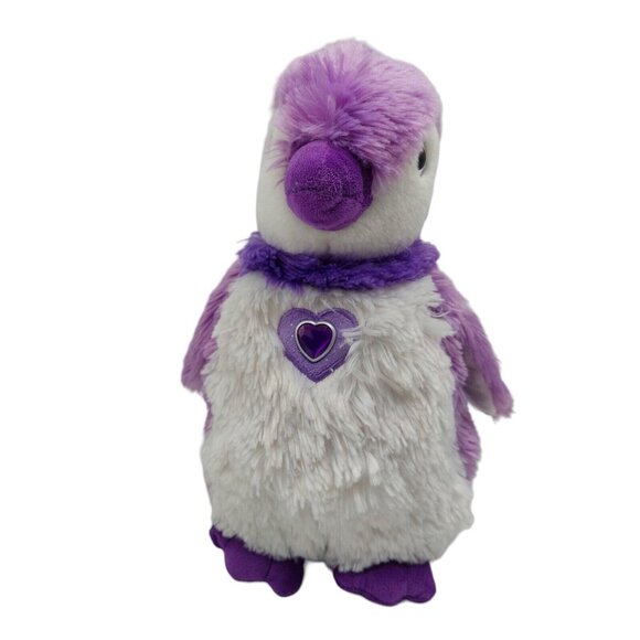 The Petting Zoo Purple Penguin Plush 13 Inch Jewel 2013 Stuffed Animal Toy 13" - Picture 1 of 12